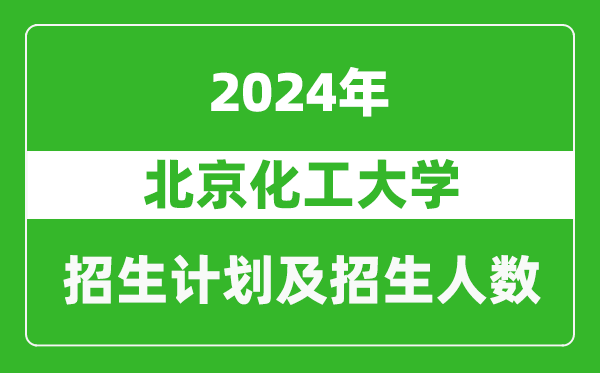 北京化工大学2024年在上海的招生计划及招生人数