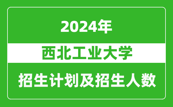 西北工业大学2024年在海南的招生计划及招生人数