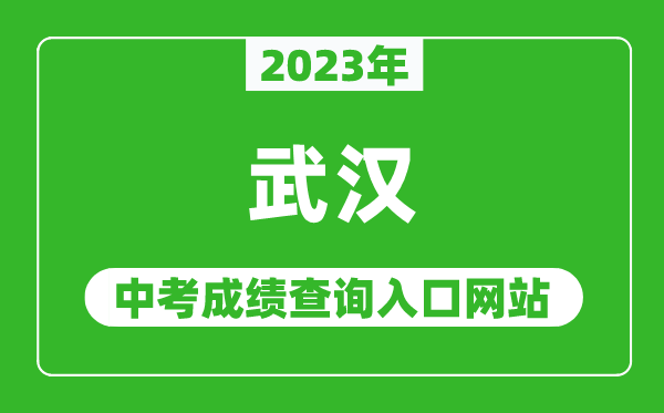 2024年武汉中考成绩查询入口网站(https://www.whzkb.cn/)