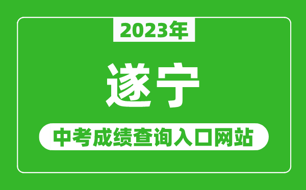 2024年遂宁中考成绩查询入口网站（http://www.snszsks.cn/）